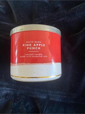 White Barn Pink Apple Punch Candle - Red and White